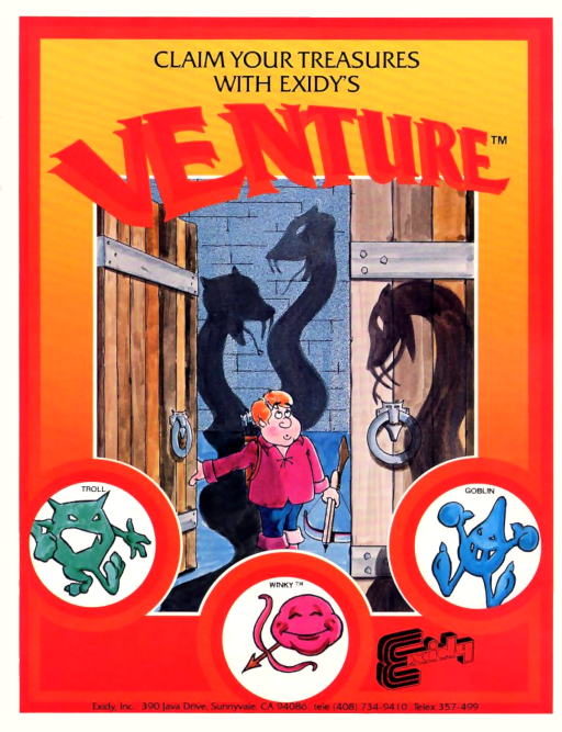 Venture (version 5 set 2) Game Cover